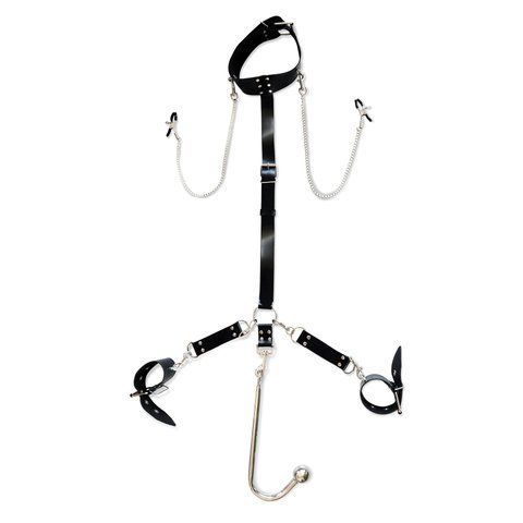 Бондажний набір з металевим анальним гаком Art of Sex Beatrice Bondage set with anal hook №&thinsp;2 SO8507 фото
