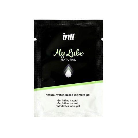 Пробник лубриканта на водній основі Intt My Lube Natural, 2 мл SX2810 фото
