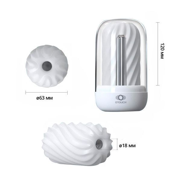 Мастурбатор Otouch DECOR 2, TPE, підігрів до 55 &deg;C, УФ-дезінфекція SO9370 фото