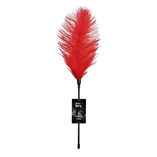 Лоскітка зі страусиним пером Art of Sex &ndash; Feather Tickler, червона SO6999 фото