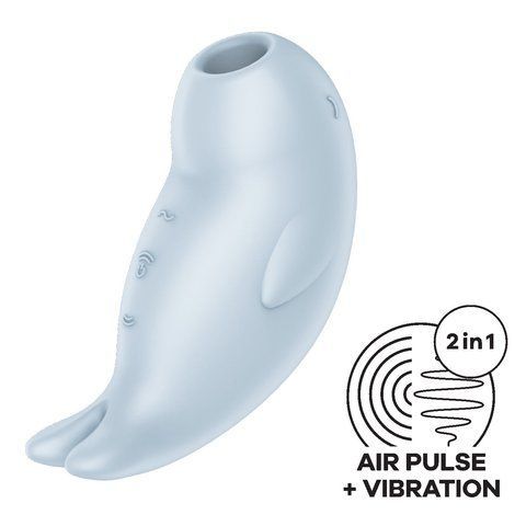 Вакуумний кліторальний стимулятор з вібрацією Satisfyer Seal You Soon, 2 незалежні мотори SX0564 фото