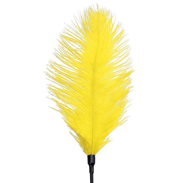 Лоскітка зі страусиним пером Art of Sex &ndash; Feather Tickler, жовта SO7136 фото