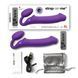 Безремінний страпон з вібрацією Strap-On-Me Vibrating Violet XL, діам. 4,7см, пульт ДК, регульований SO3827 фото 6